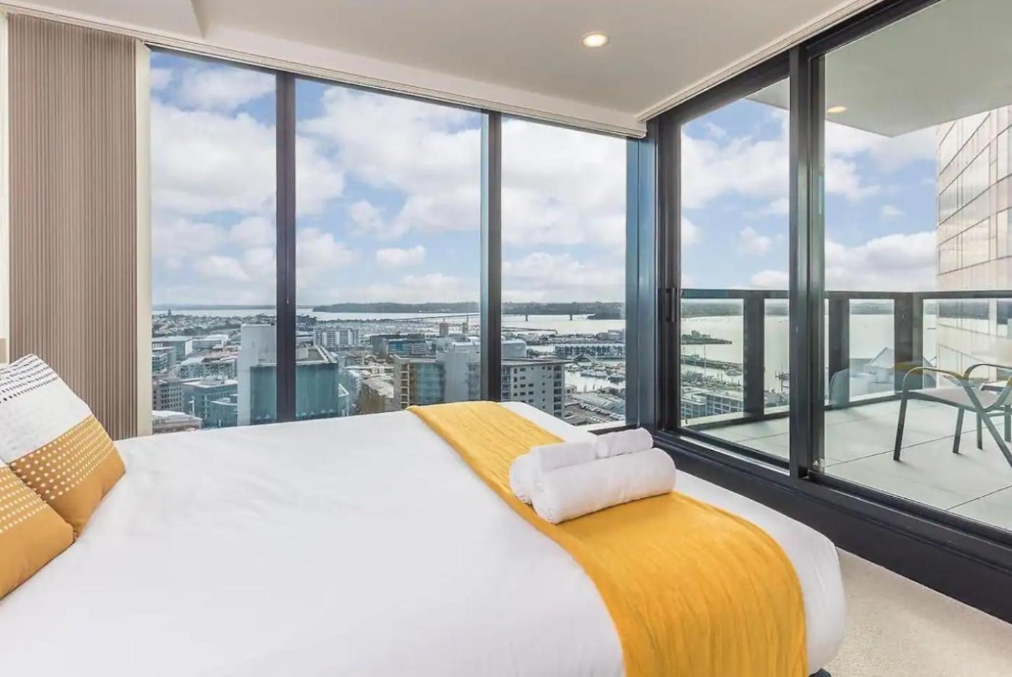 Апартаменти Magnificent Skytower, Sea, Habour View In Cbd Окленд Екстер'єр фото