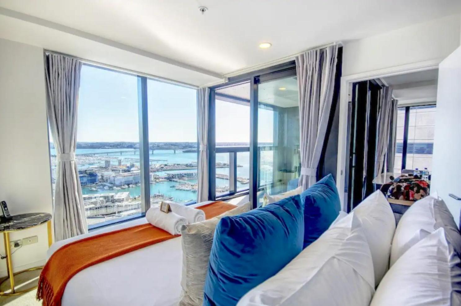 Апартаменти Magnificent Skytower, Sea, Habour View In Cbd Окленд Екстер'єр фото