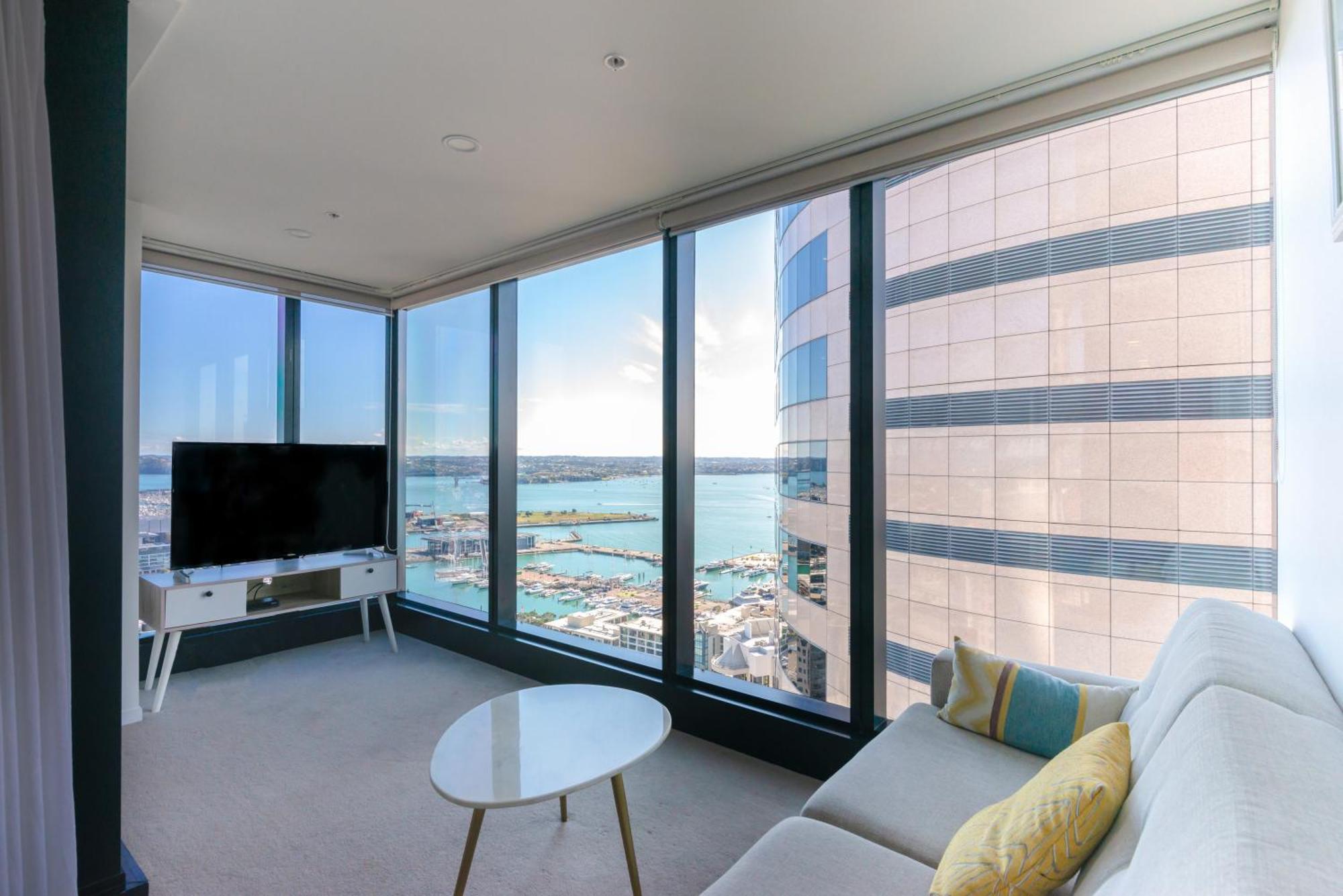 Апартаменти Magnificent Skytower, Sea, Habour View In Cbd Окленд Екстер'єр фото
